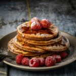 Fluffy Pancakes with Maple Syrup